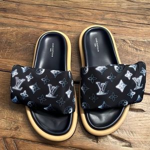 Louis Vuitton Nylon Monogram Pillow Slides